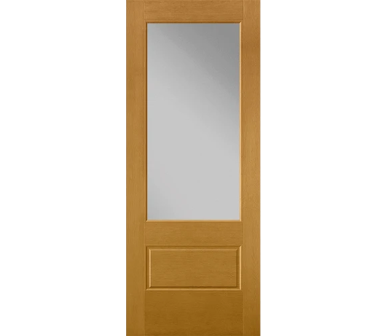 Topeka 3 Quaters Light Fiberglass Entry Door