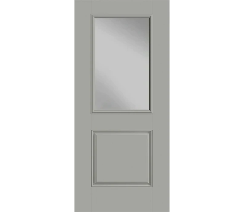 Topeka Half Light 1 Panel Fiberglass Entry Door