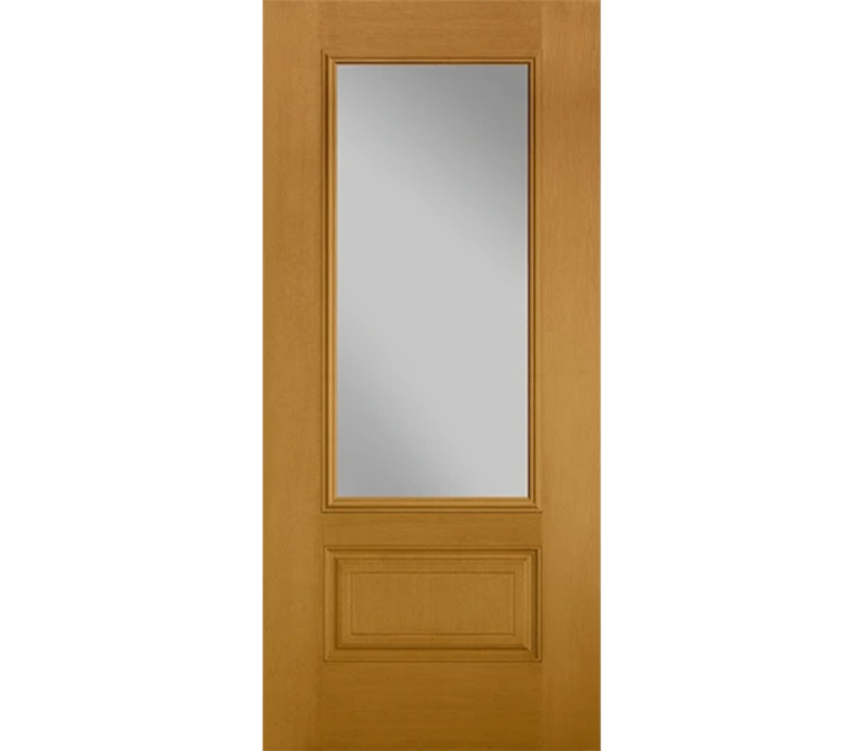 Topeka Three Quaters light Fiberglass Entry Door